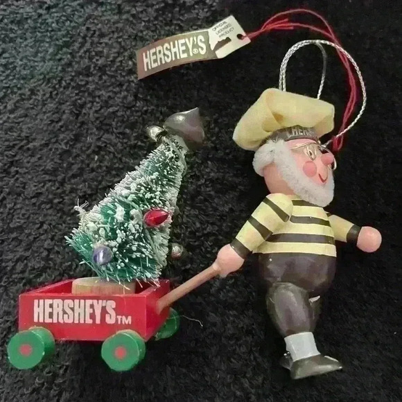 Vintage 1998 Set Kurt Adler Chocolate Santa Elf - Picture 6 of 8